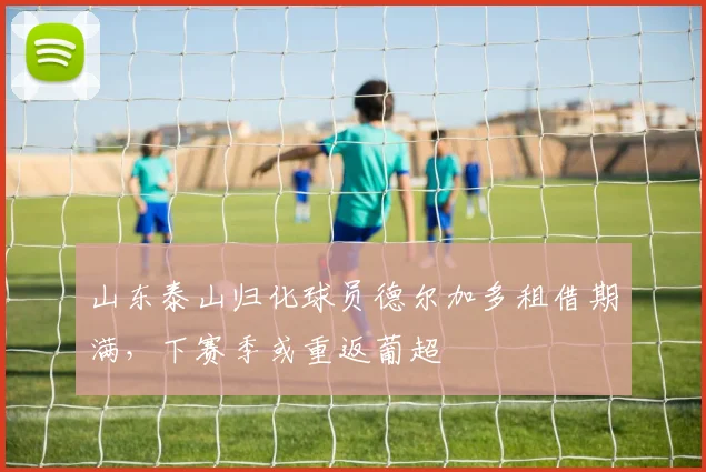 山东泰山归化球员德尔加多租借期满,下赛季或重返葡超